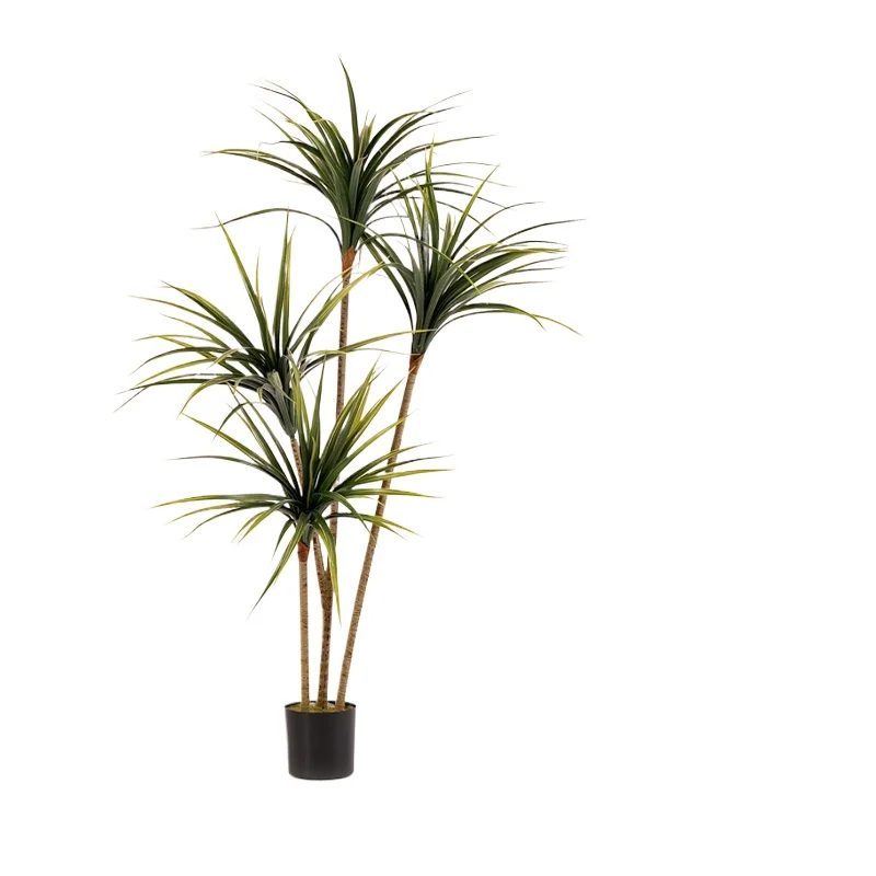 

Dracaena simulated green plant indoor living room decorative flower high-end light luxury bionic potted tree