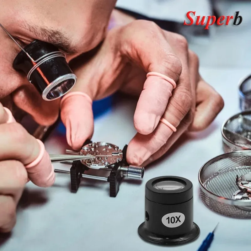 4 Uds herramienta de lupa de reloj lupa de ojo lupa de bucle herramientas de aumento de joyería