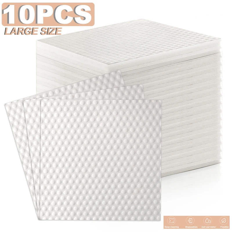 10PCS Reinigung Schwamm Blatt 4x Kompression Melamin Schwamm Radiergummi Küche Bad Reinigung Schwämme Hohe Dichte Schwamm Reiniger