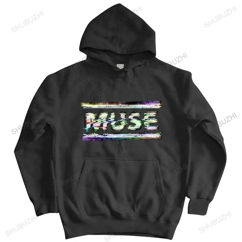 

cotton sweatshirt male hoodies Muse Static Black zipper New Band Merch Tops shubuzhi men autumn winter zipper