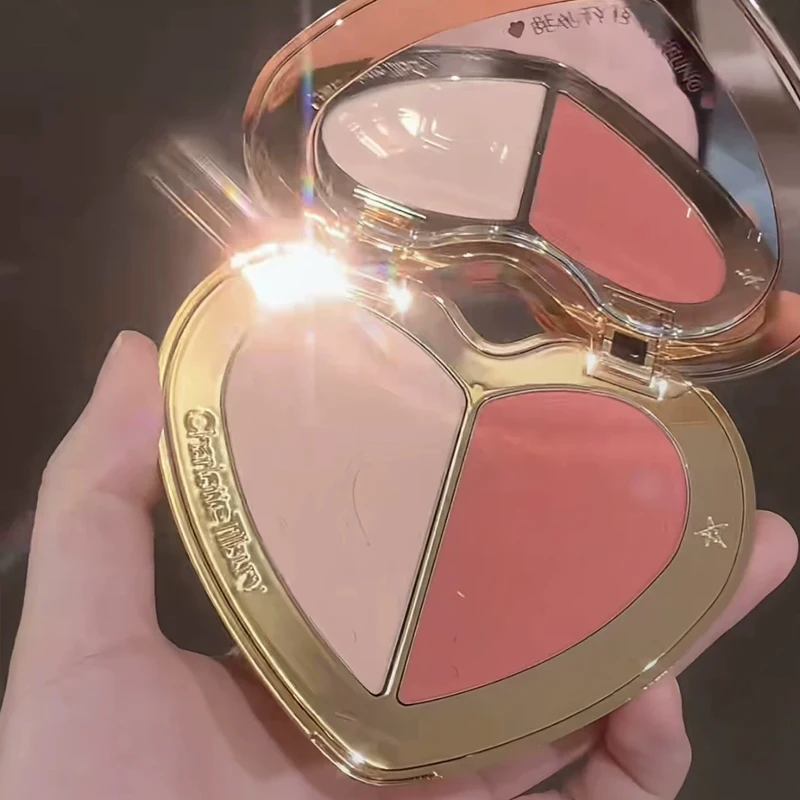 CT Pressed Powder Natural Base Makeup A Plate of Multi-purpose High Light Eye Shadow Details Shell Highlight Contour Gem Palette image 3