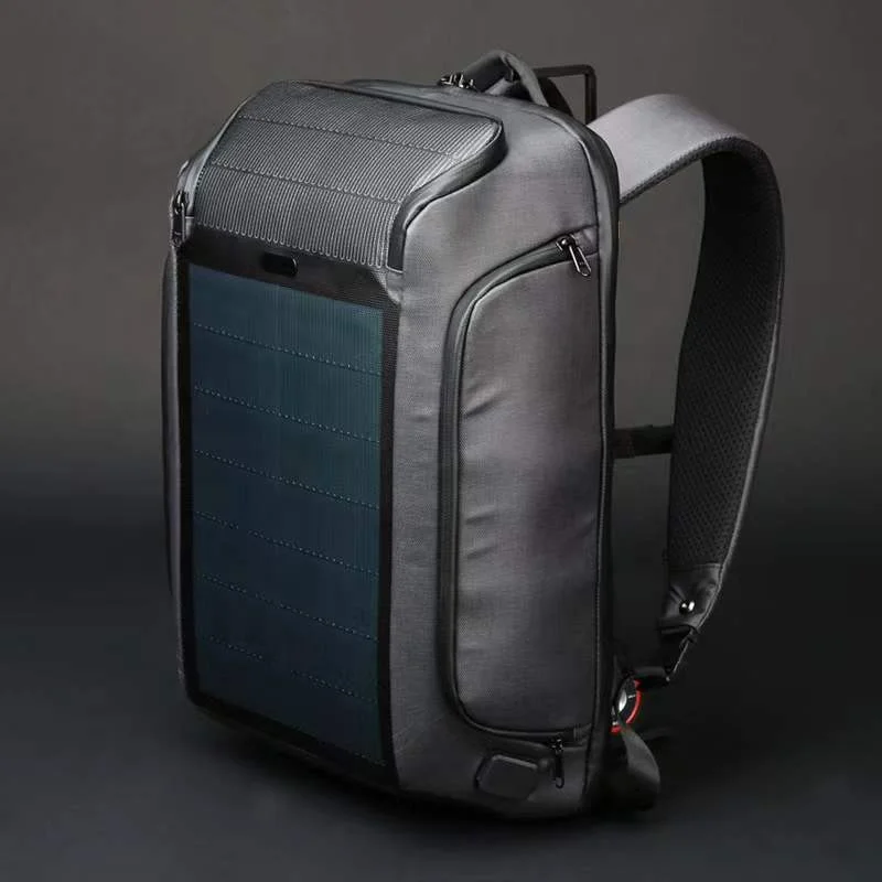 CIGS Solar Backpack Flexible Solar Panel USB Backpack Waterproof Wearable Laptop Bag Travel Backpack