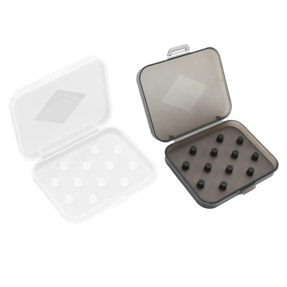 Portable Transparent Silicone Eartip Cap Storage Box,for Box Foam Eartips Memory Dustproof Storage R4j0