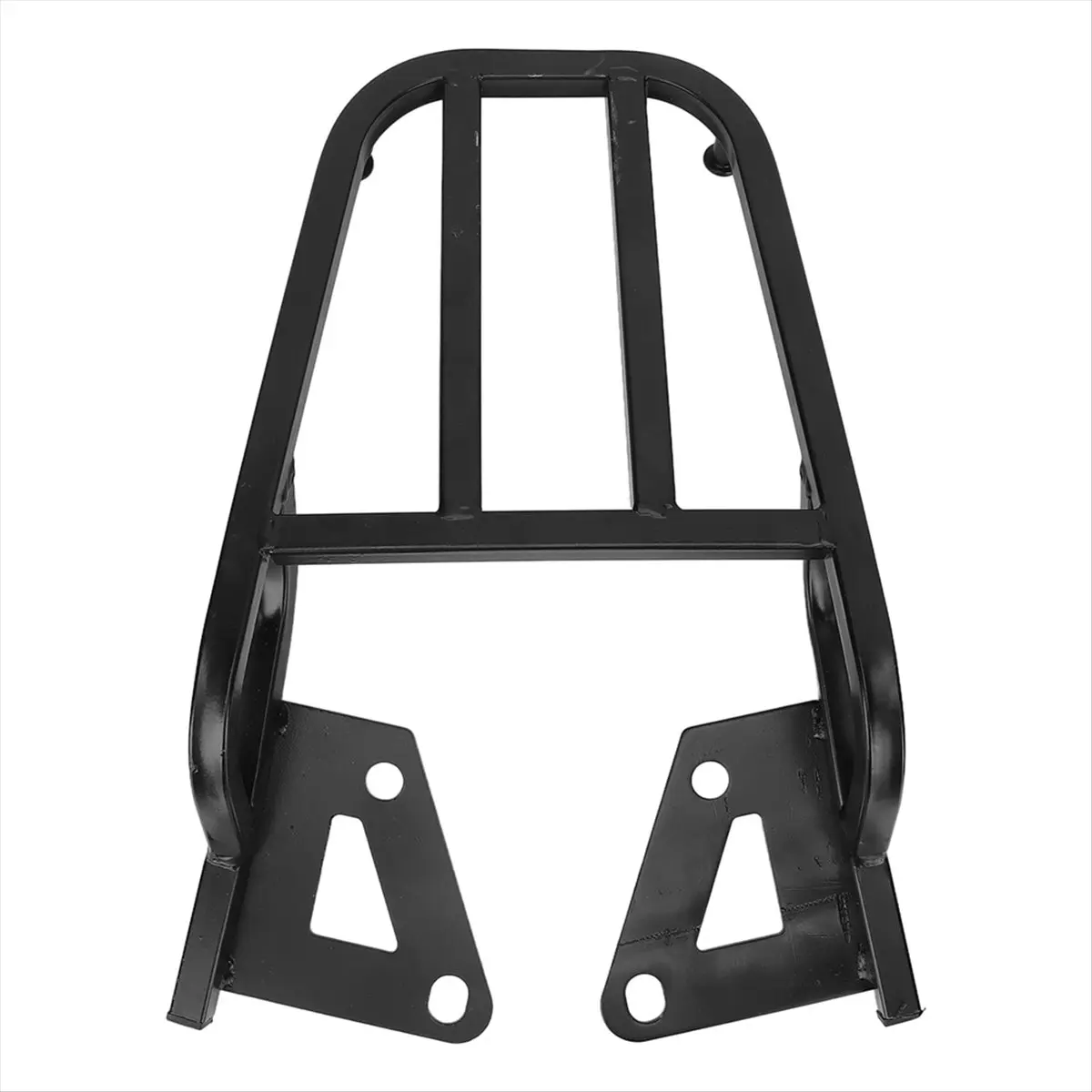 #34F (Black)Motorcycle Bike Trunk Seat Rear Box Tail Fin Shelf Metal Luggage Rack,Motorbikes Accessories