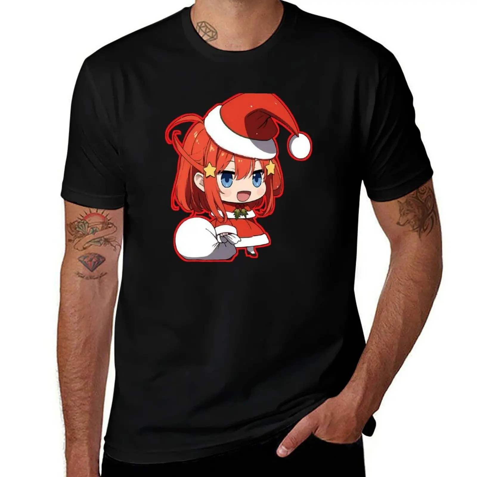 

Nino nakano Christmas T-Shirt cotton graphic tees T-shirts man new edition t shirts men