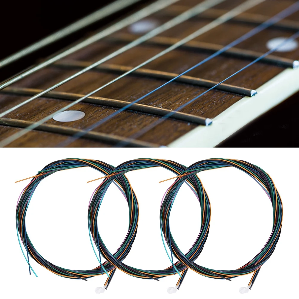 Environmental Guitar Strings Colored Nylon Copper Alloy Classic Folk Acoustic Guitar String