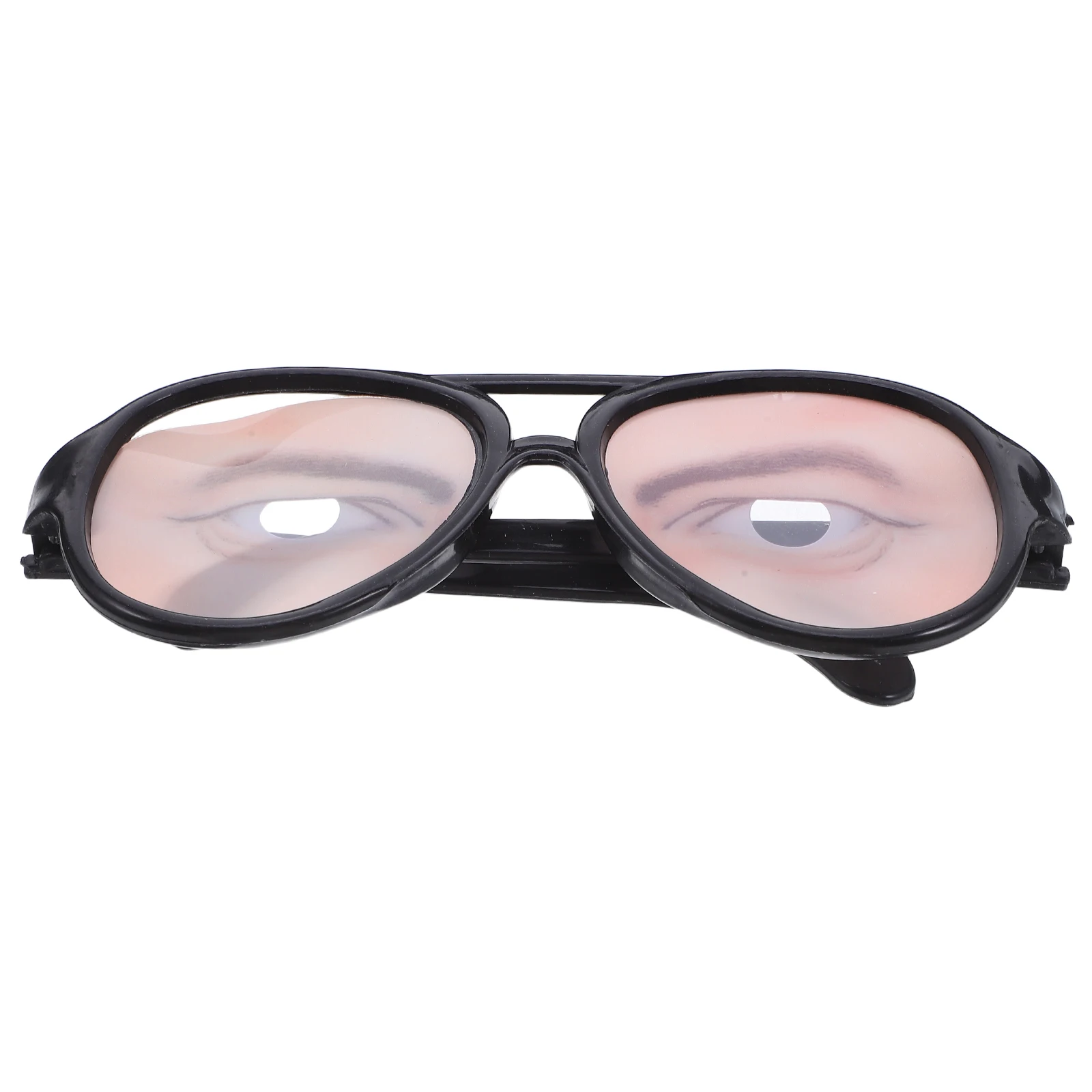 

Funny Glasses One Size Lightweight Big Frame Eyelash Blue Eyeshadow Fashion Halloween Prank Joke Party Props Funny Glasses