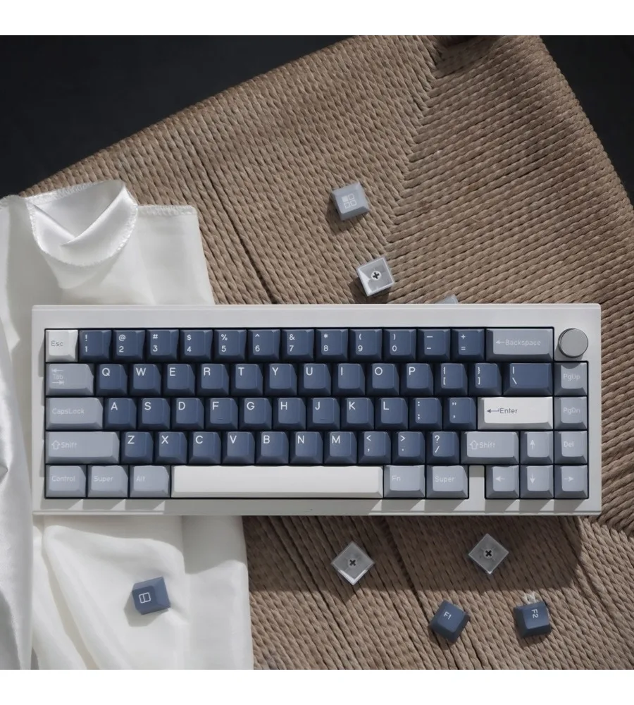 Mechanical keyboard keycap PBT two-color injection molding original height Valentine's Day/fantasy/ham and other full sets