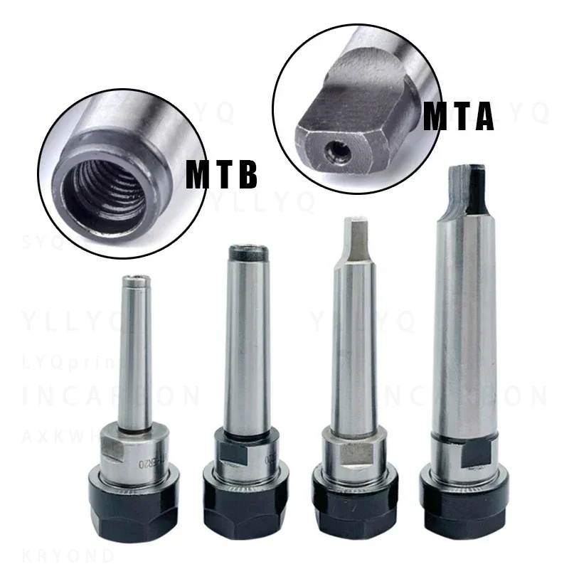 MT2 MT3 MT4 MTA2 MTA3 MTA4 MTB2 MTB3 MTB4 ER25 Morse Taper Collet Chuck Tool Holder Set with Wrench for CNC Milling