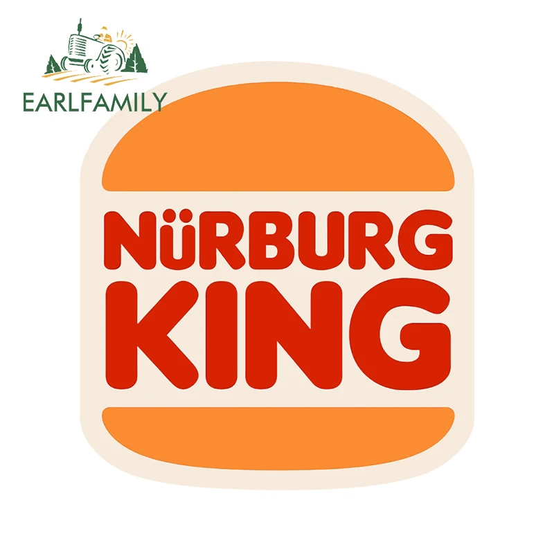 EARLFAMILY NURBURG KING Ratlook JDM Style Vinyl Car Sticker Bombing Decal 3D Car Styling Decoration NURBURGRING Stickers view 3
