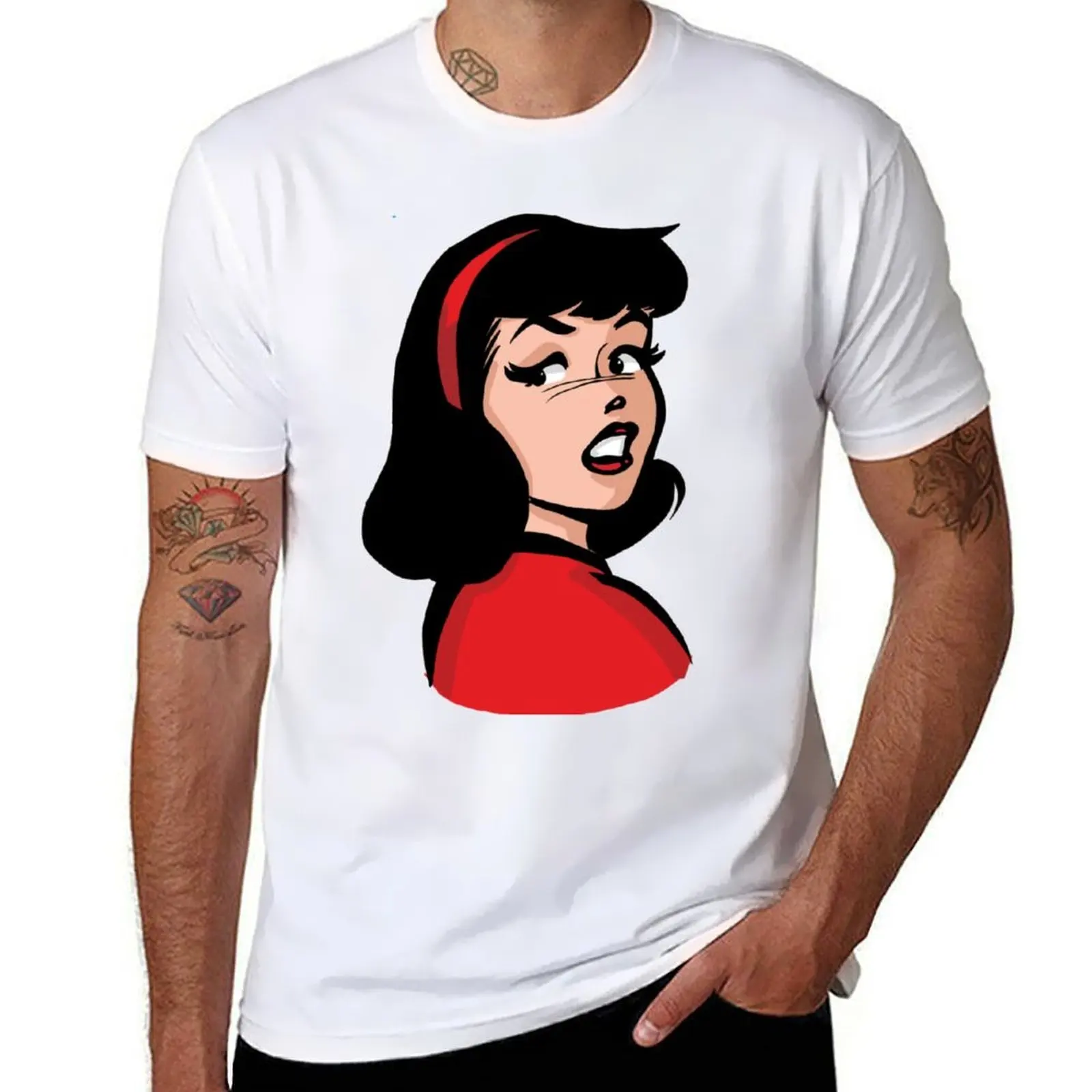 

Veronica T-Shirt t shirts for man slim fit man t shirt summer T-Shirt