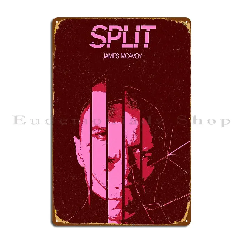 James Mcavoy Split Print Metal Signs Wall Party Printed Wall Cave Pub Tin Sign Poster