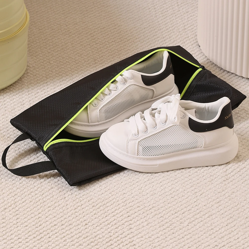 Oxford cloth mesh travel shoe bag, lightweight waterproof st