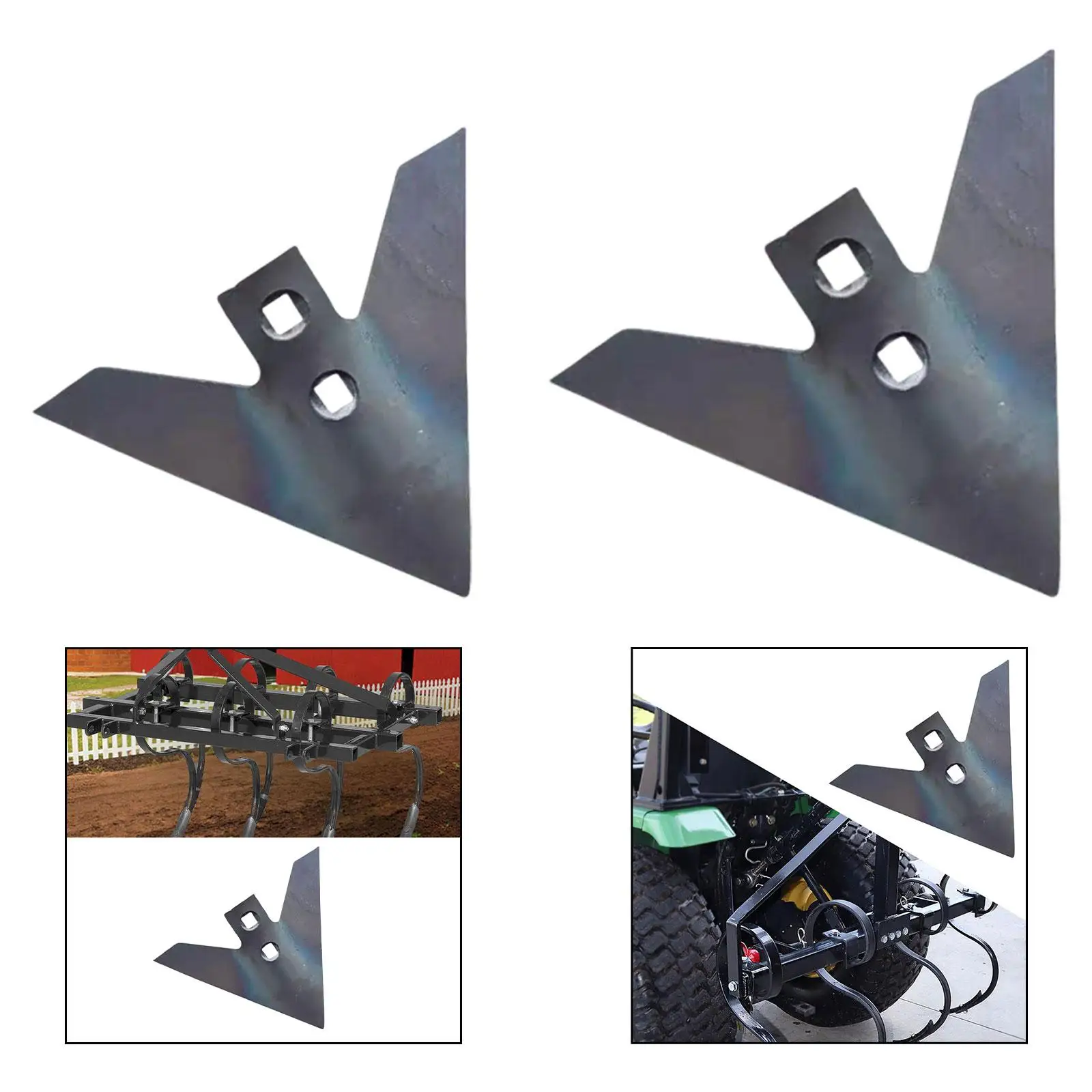 

Cultivator Sweeps Plow Tip Blade Versatile for Small Rotary Tillers Triangle