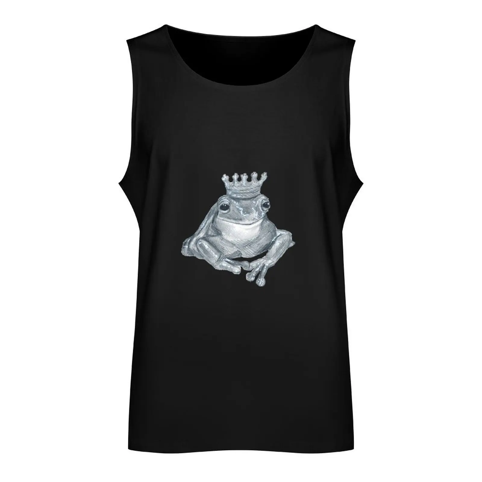 royal frog Tank Top summer clothes man 2024 Men sleeveless tee Vest for boy Man summer clothes