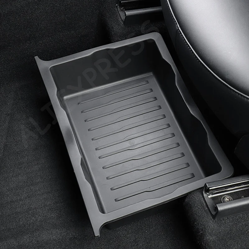 

NewTPE Under Seat Storage Box For Model Y 2017-2024 Center Console Organizer Bins Front Backseat Bag Trash Tray Accessories