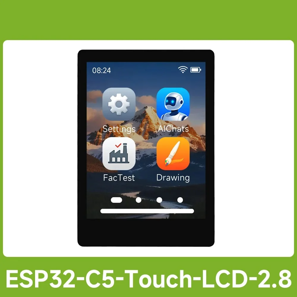 Waveshare ESP32-C5 2.8inch IPS Capacitive Touch Display Integrates SPI Interface Display, 240 × 320 Resolution, Multiple Periphe