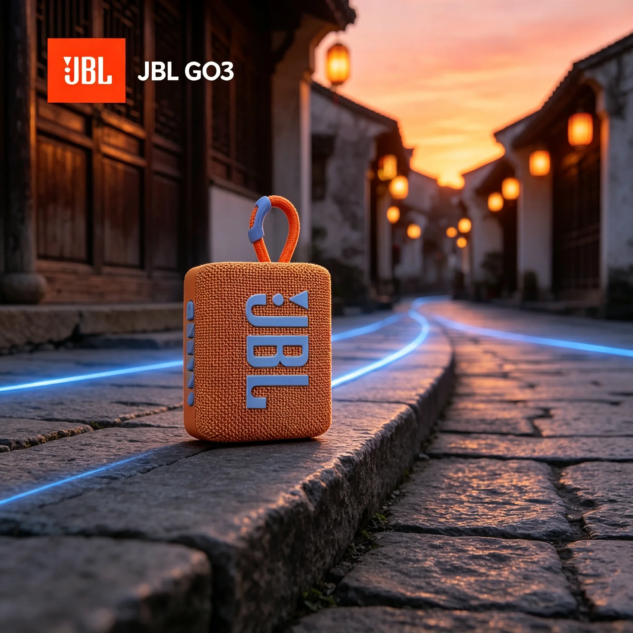 JBL GO3 Mini Pocket Bluetooth Speaker IP67 Waterproof Dust‑Resistant Powerful Bass for Sports Camping Home Party Trip
