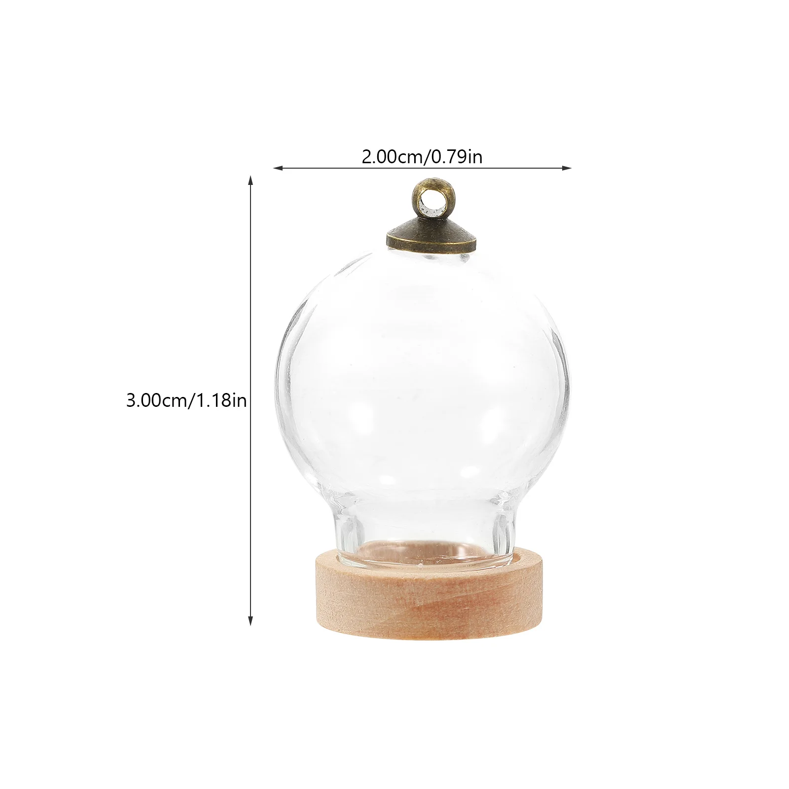 3 قطع من قبة زجاجية على شكل زهرة الحياة الأبدية، حافظة عرض شفافة، قاء زجاجي صغير مع قاعدة لتزيين سطح الطاولة، منظر طبيعي صغير