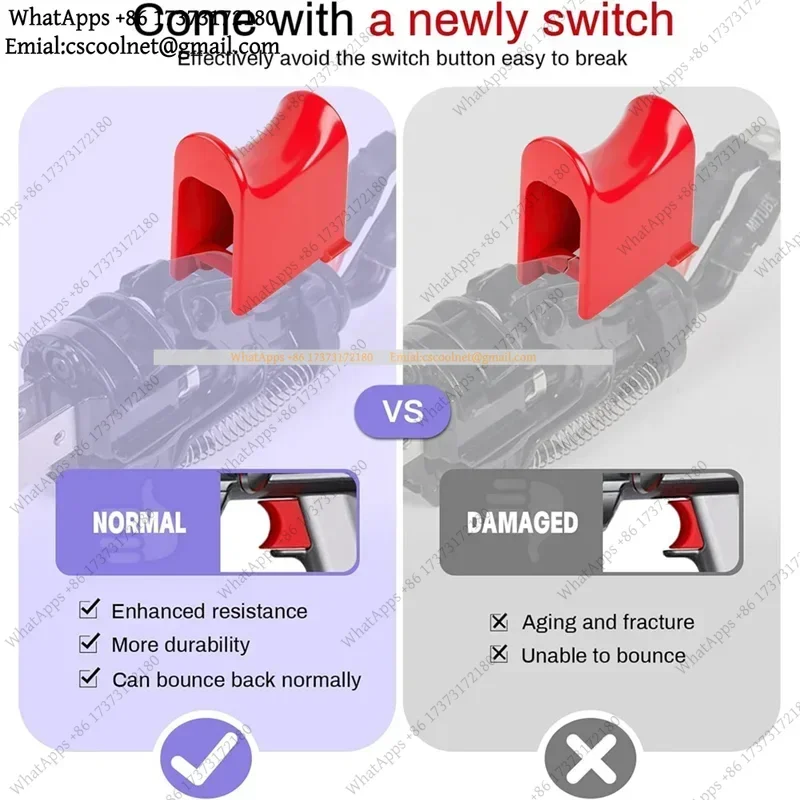 JS03 Vacuum Trigger Switch Assembly – Replacement Part Compatible for Dyson Digital Slim & SV18 Cordless Vacuum
