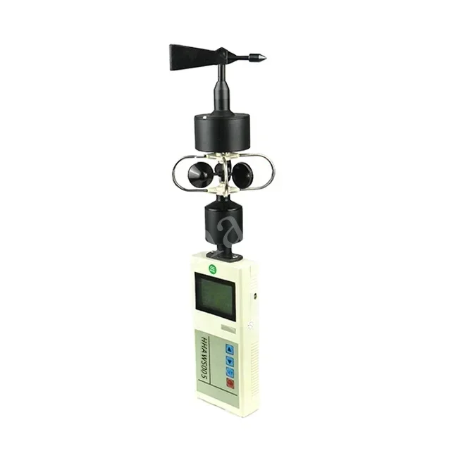 HHAWS005 Portable Mini Weather Station Equipment Handheld Anemometer for Home Industrial Use