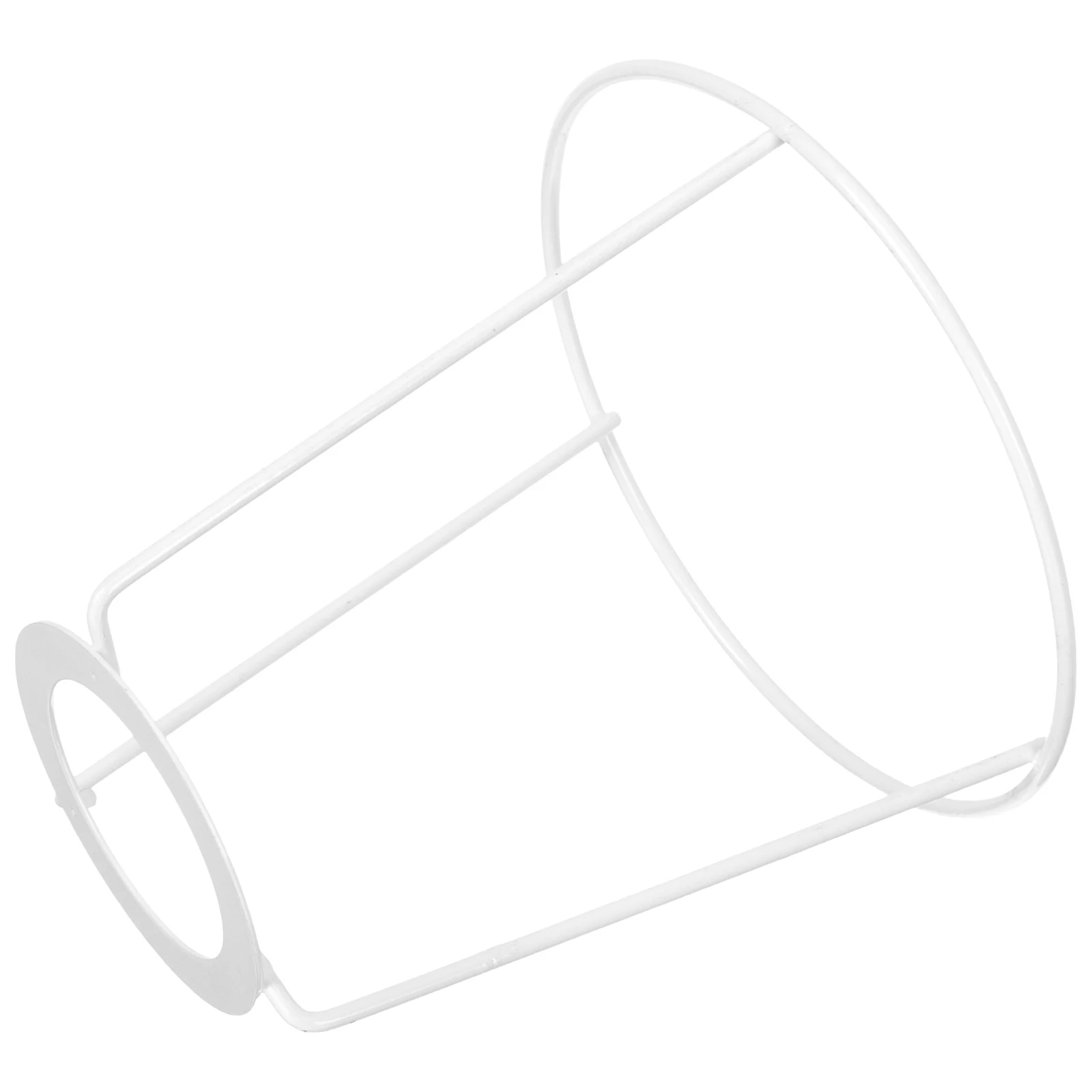 Paralume in ferro Anello Nappa Telaio in metallo vintage Gabbia metallica Supporto per tamburo Supporto per scrivania Lampada da parete Paralume di copertura fai da te