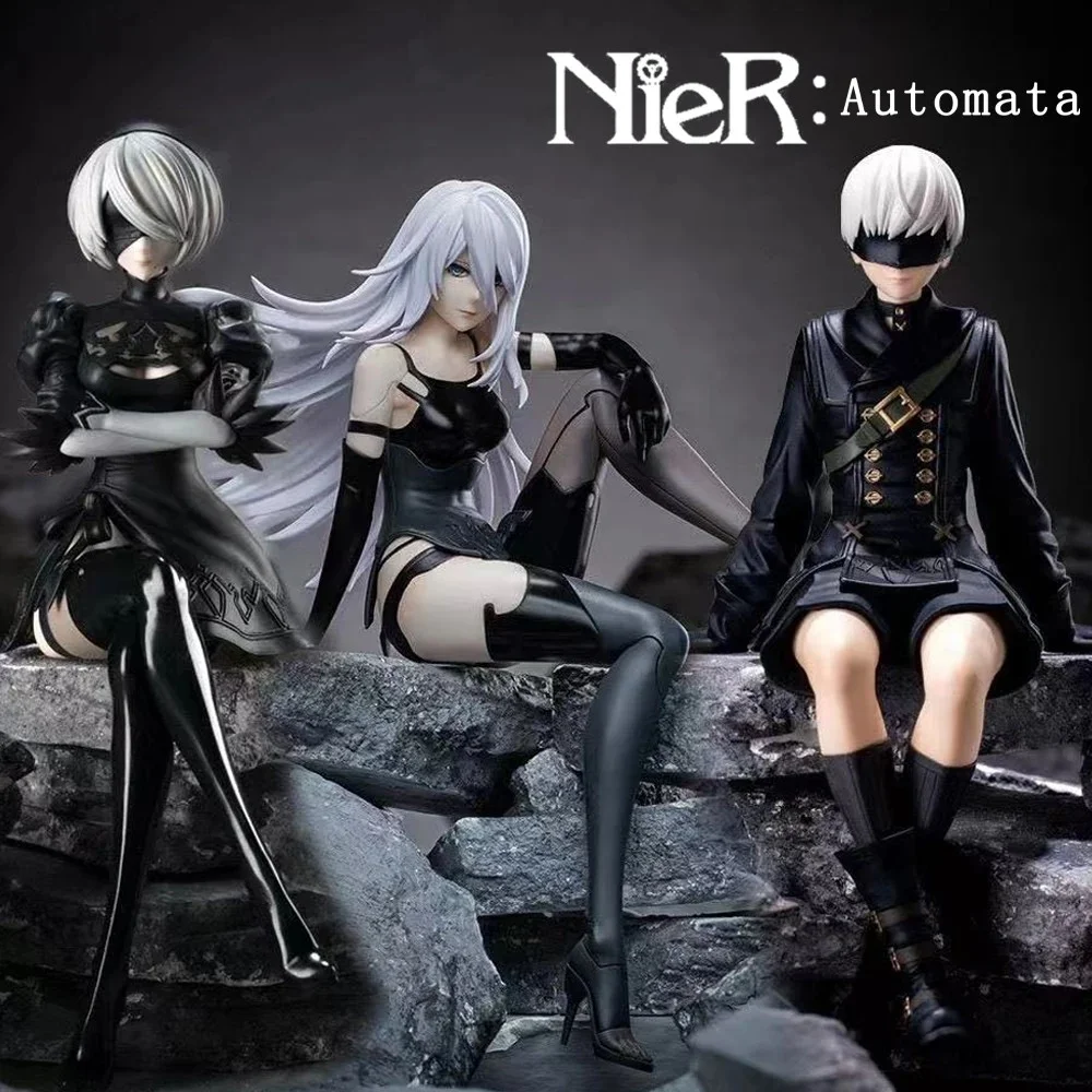 New 15Cm In Stock SEGA Nier:automata Ver1.1A 2B Yorha No. 2 Type B Premium Chokonose Figure Anime Model Collectible Toys