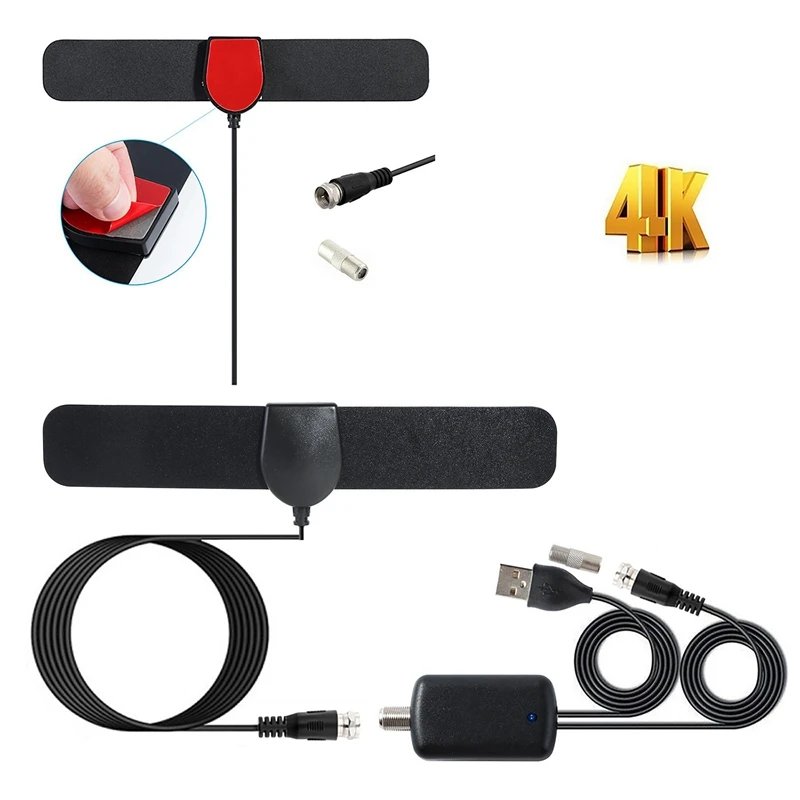 HDTV Indoor TV Reception ATSC Digital Amplifier TV Antenna