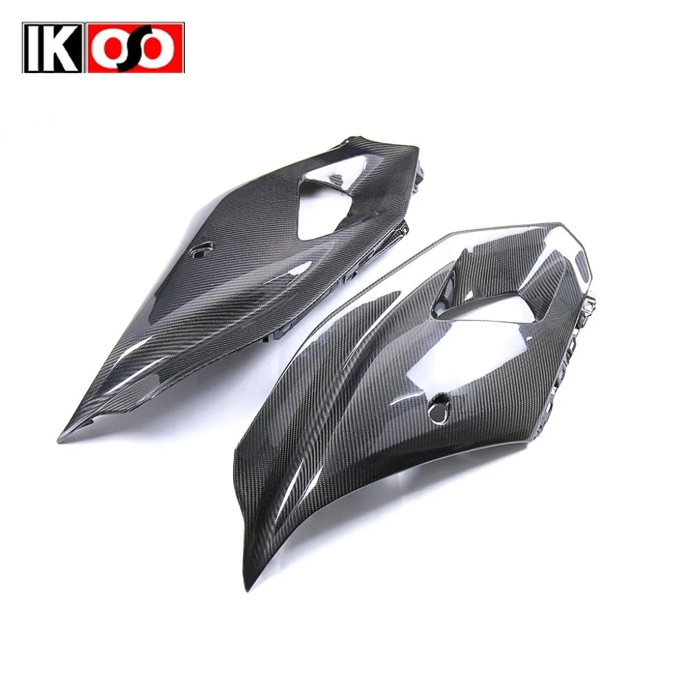 For Yamaha R7 2022+ Motorcycle Accessories 100% Pure 3K Full Dry Carbon Fiber Shell Intake Pipe Cover Fairing Modification Parts