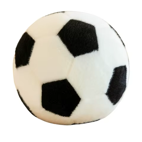 Creative Ball Shape Soccer Ball Throw Pillow Stuffed Soft Football Throw Pillow Funny Ins Football Girl Boy