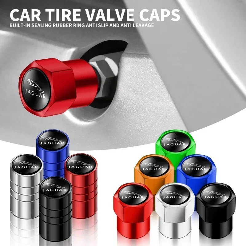 

4 шт./компл. цинковый сплав, автомобильные шины, шток клапана, воздушные колпачки, противоугонные товары для Jaguar XF 250 X Type F Pace Xj X351 Xe S-Type Android XFR