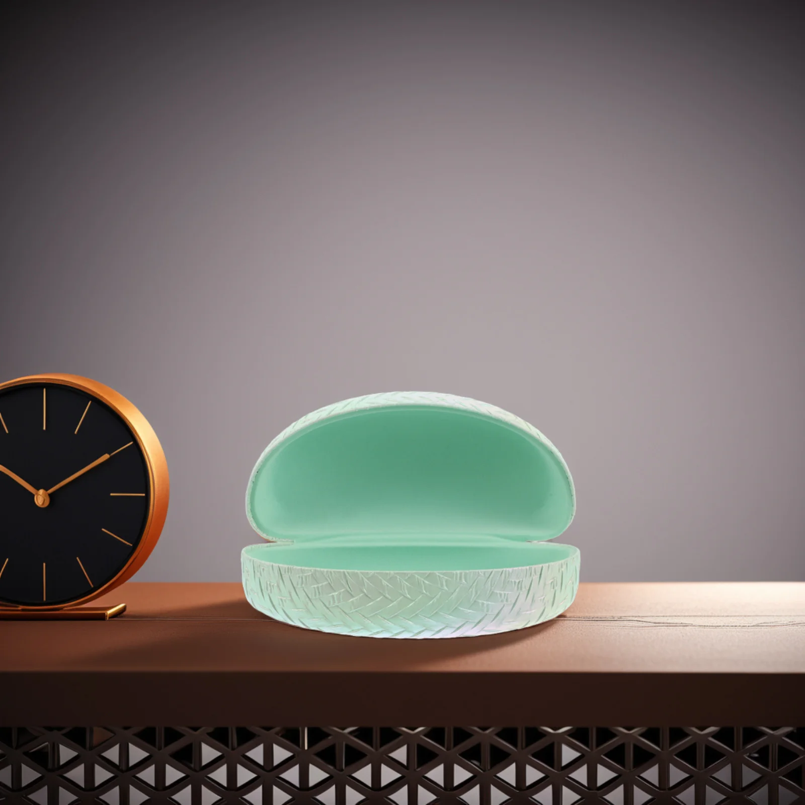 

Stylish Colorful Gradient Eyeglass Case Shockproof Durable PU Unisex Sunglasses Travel Case Secure Portable Lightweight