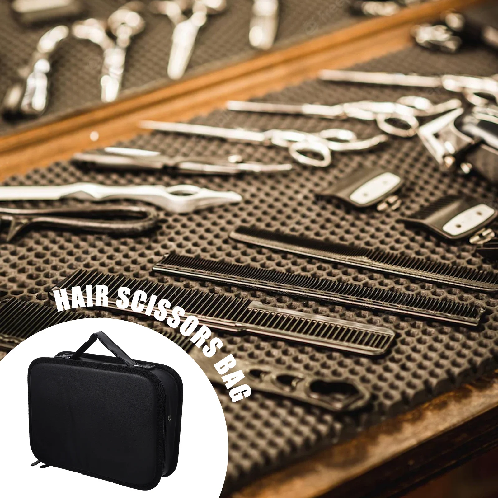 Scissors Bag High Quality Canvas Barber Tool Bag For Hairdressing Comb Fader Kettle Storage Durable Portable Hairdressing