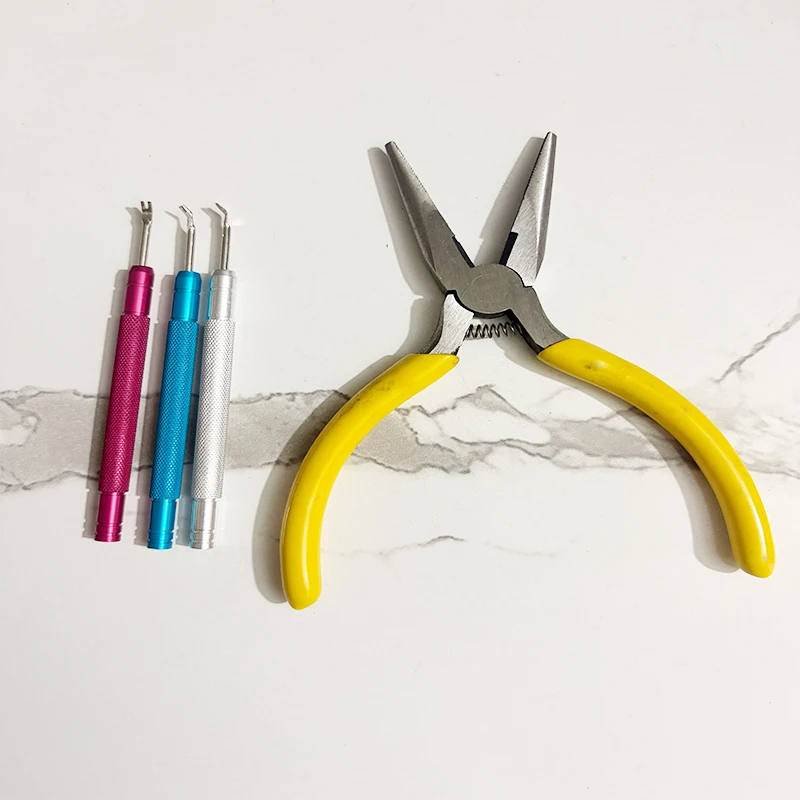 2PCS Watch Hands Remover Manual Watch Hand Needle Removal Watch Repair Tool Pliers Precision Jewelry Pliers Set