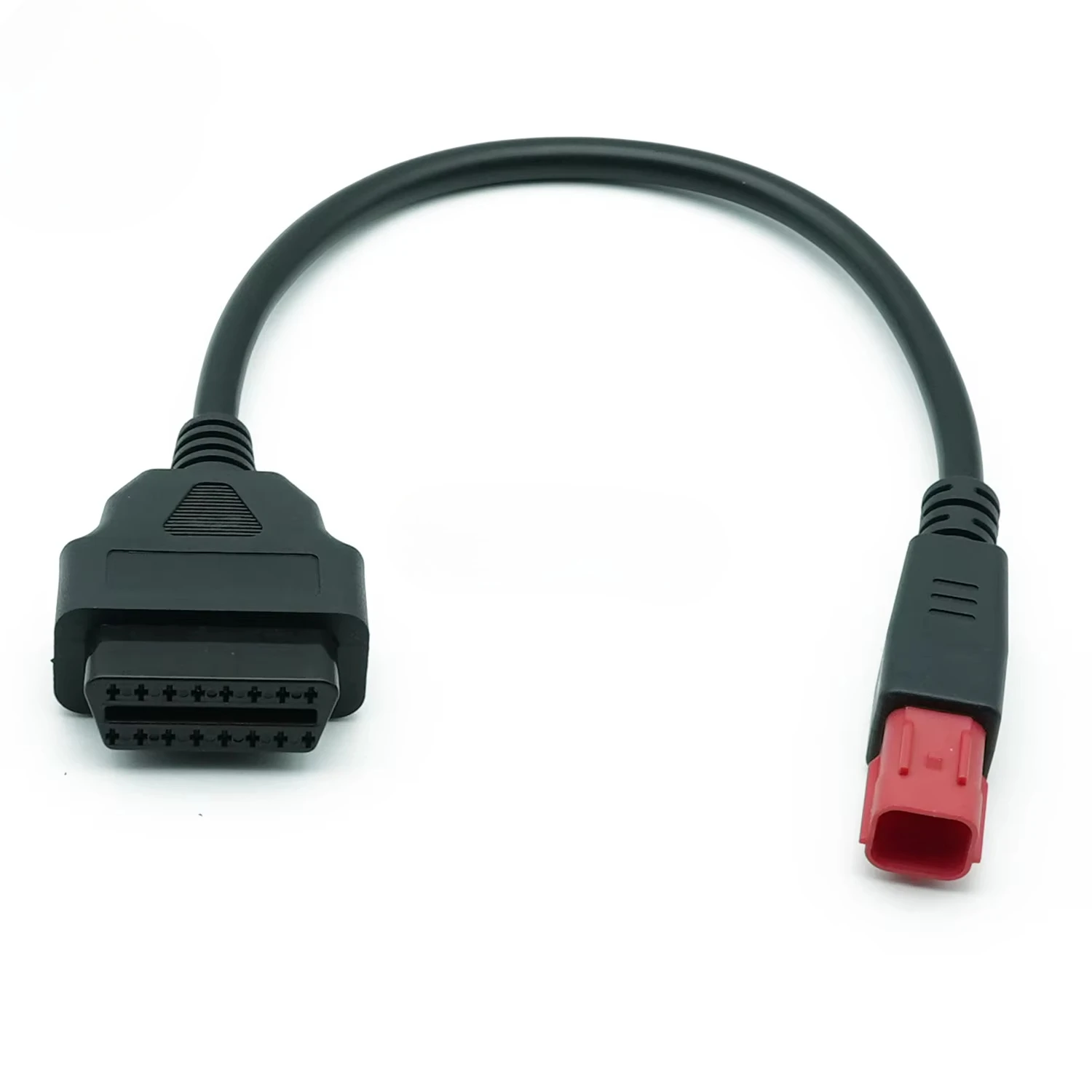 OBD2 Female to 6PIN Adapter Cable, 12V 24V Car Diagnostic Connector Cord 30cm for OBD2 Scanner Tool for Aftermarket Workshop