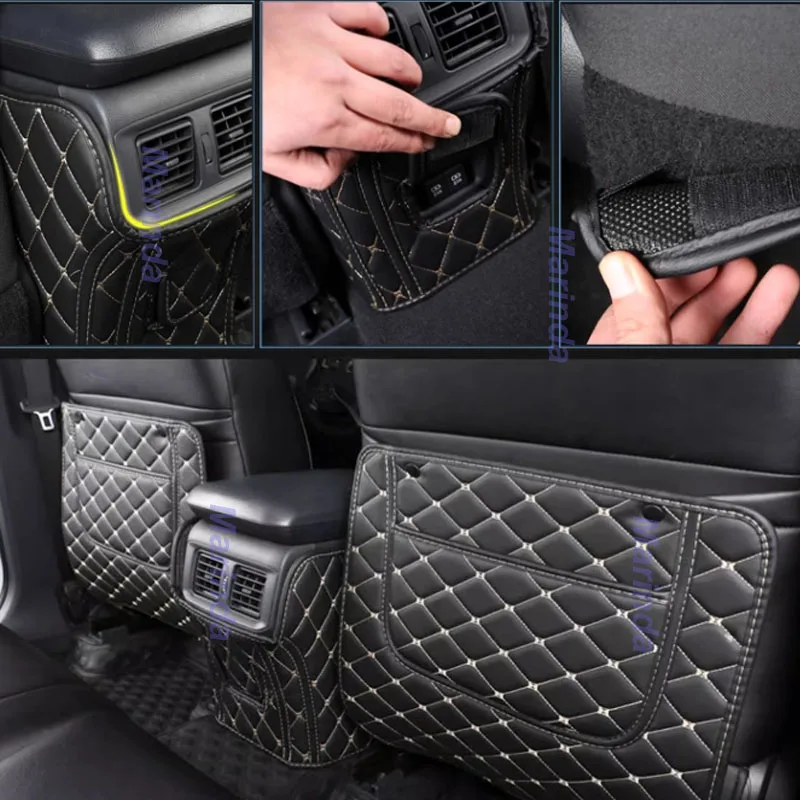 Car Rear Row Seats Anti-kick Mats for Toyota RAV4 RAV-4 2020-2023 Anti-dirty Pads Protective Cover Interior Accessories