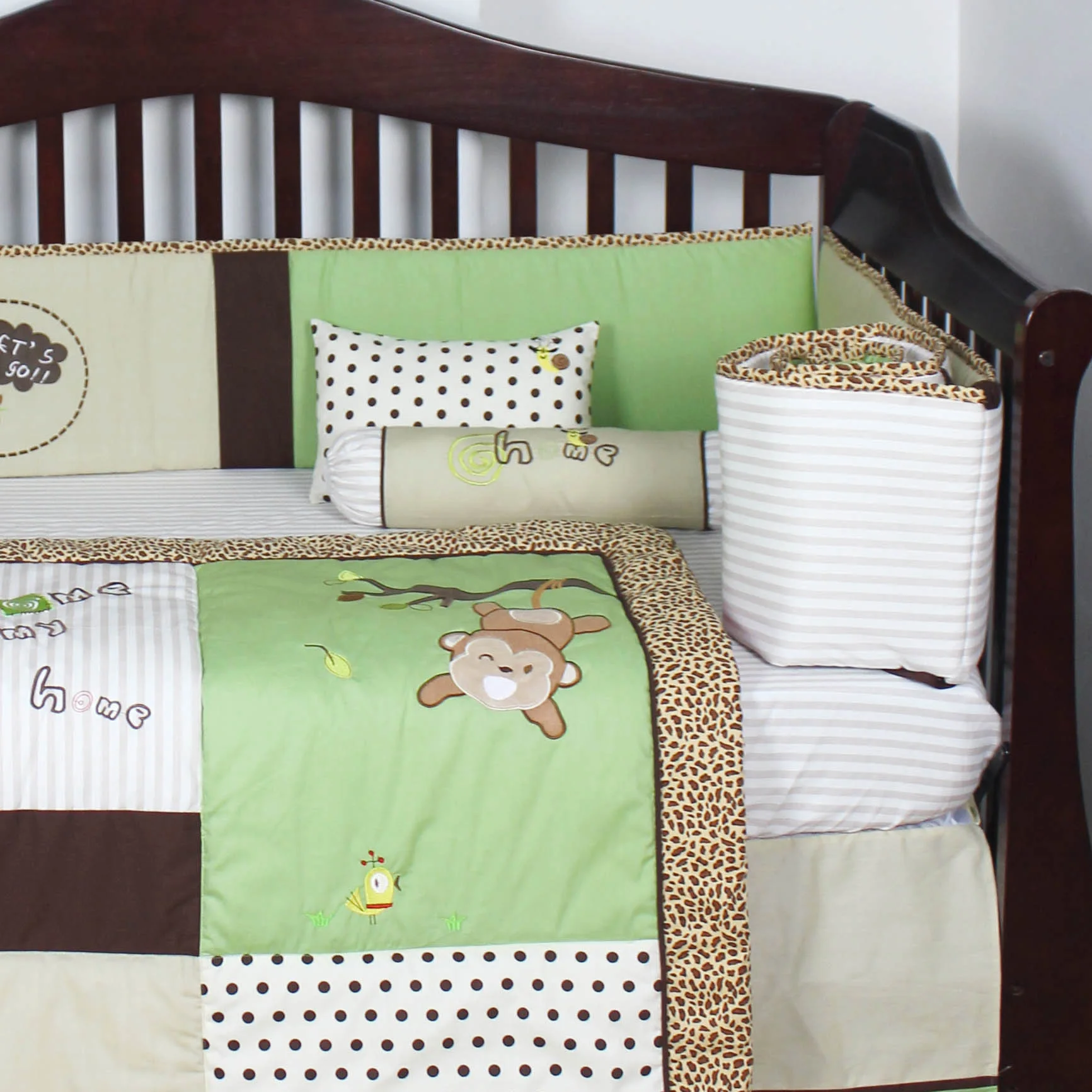 Applique New Baby Cot Bedding Set Nursery Bedding Sets Comforter Set Cotton