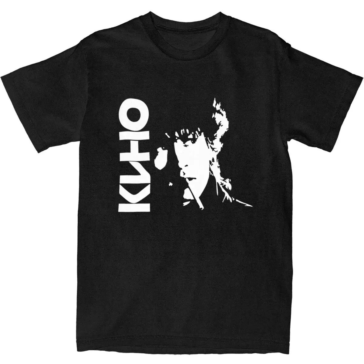 Vintage Photograp Viktor Tsoi T Shirt Men Rock Musician Streetwear 100 Cotton T Shirts Summer O Neck Harajuku Tees Oversize Tops