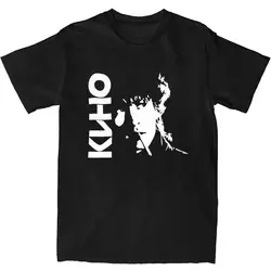 Vintage Photograp Viktor Tsoi T Shirt Men Rock Musician Streetwear 100 Cotton T Shirts Summer O Neck Harajuku Tees Oversize Tops