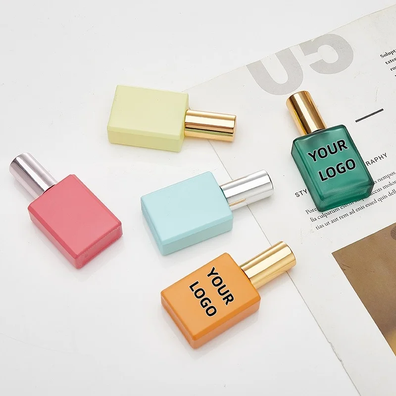 【شعار مخصص】100 قطعة مخصصة 15 مل زجاجة تعبئة زجاجية للزيوت العطرية الملونة مادة حاوية تغليف التجميل #1