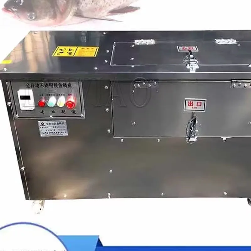 Commercial Fish Killing Machine Large Fish Skin Clearner Scraping Electric Automatic Fish Scale Removal Graters Machine
