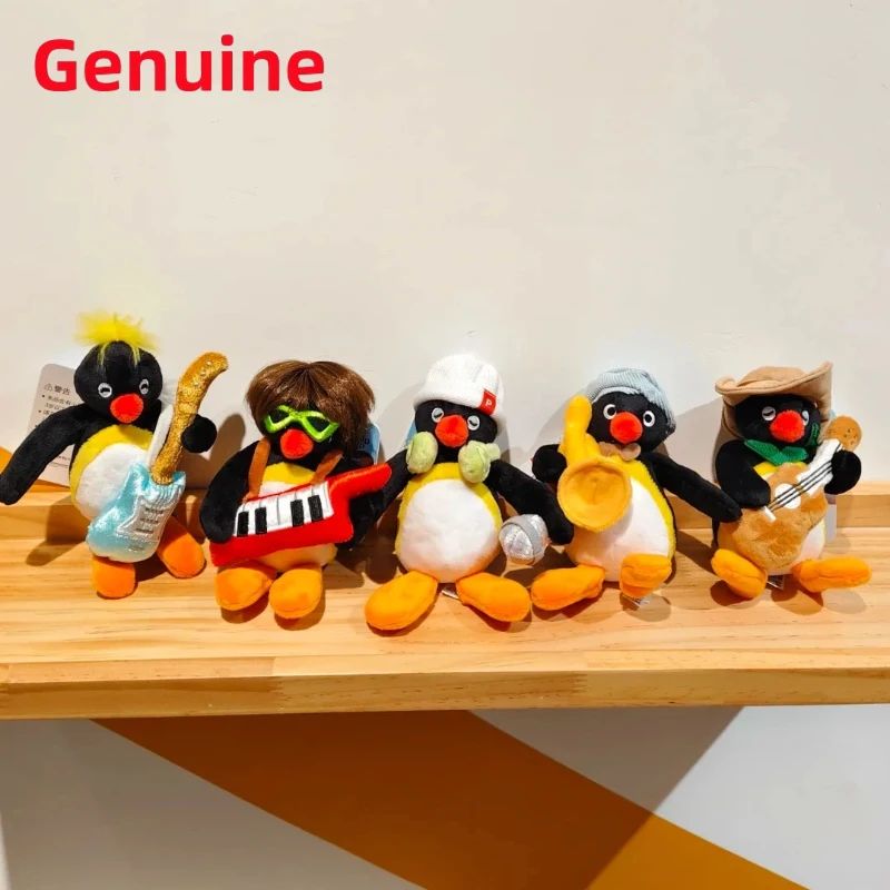 พวงกุญแจตุ๊กตาเพนกวิน ซีรีส์ดนตรี ของแท้ น่ารัก ใช้ตกแต่งกระเป๋าเป้ ของขวัญคริสต์มาสสำหรับเด็กผู้หญิง