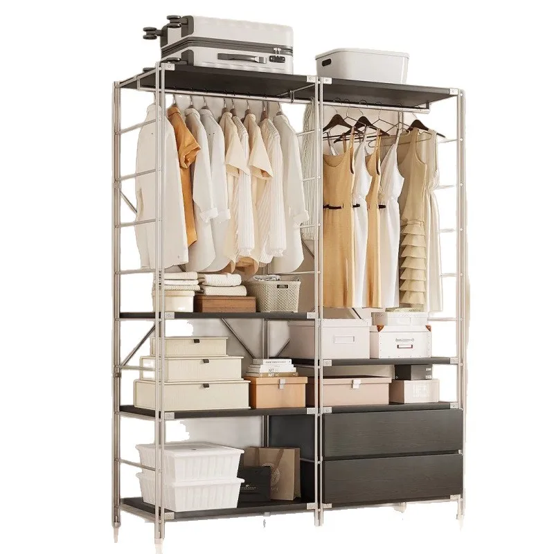 

Multi-layer, open-plan, hanger, household, hat rack, clothes, rack