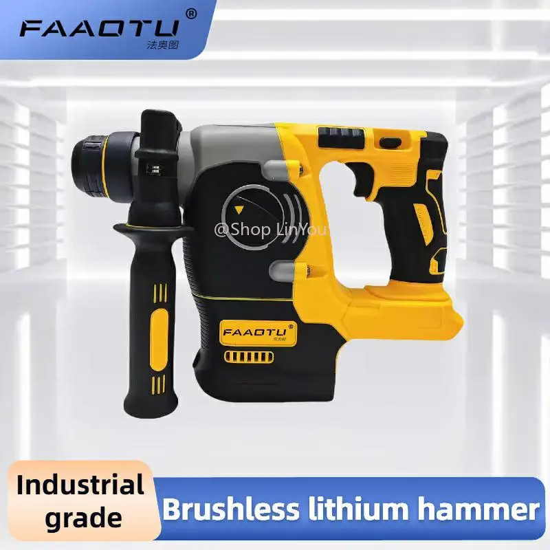 FAAOTU Nieuwe 18 V/20 V MAX SDS PLUS L Boorhamer Borstelloze Draadloze Impact Hamers Tool Alleen impact driver elektrisch gereedschap