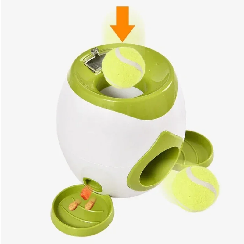 Creative Dog Toys Automatic Ball Launcher Puppy Snack Dispenser Slow Feeder Pet Dog Entertain Themselves Indoor Interactive Toy