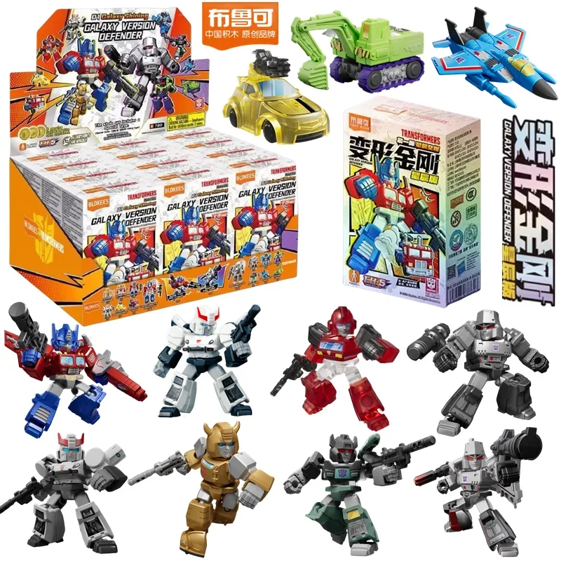 Hot Blokees Transformers Block Defender wersja Wave1 Optimus Prime Megatron Ironhide Thundercracker Robot zabawki dla dzieci prezent na boże narodzenie