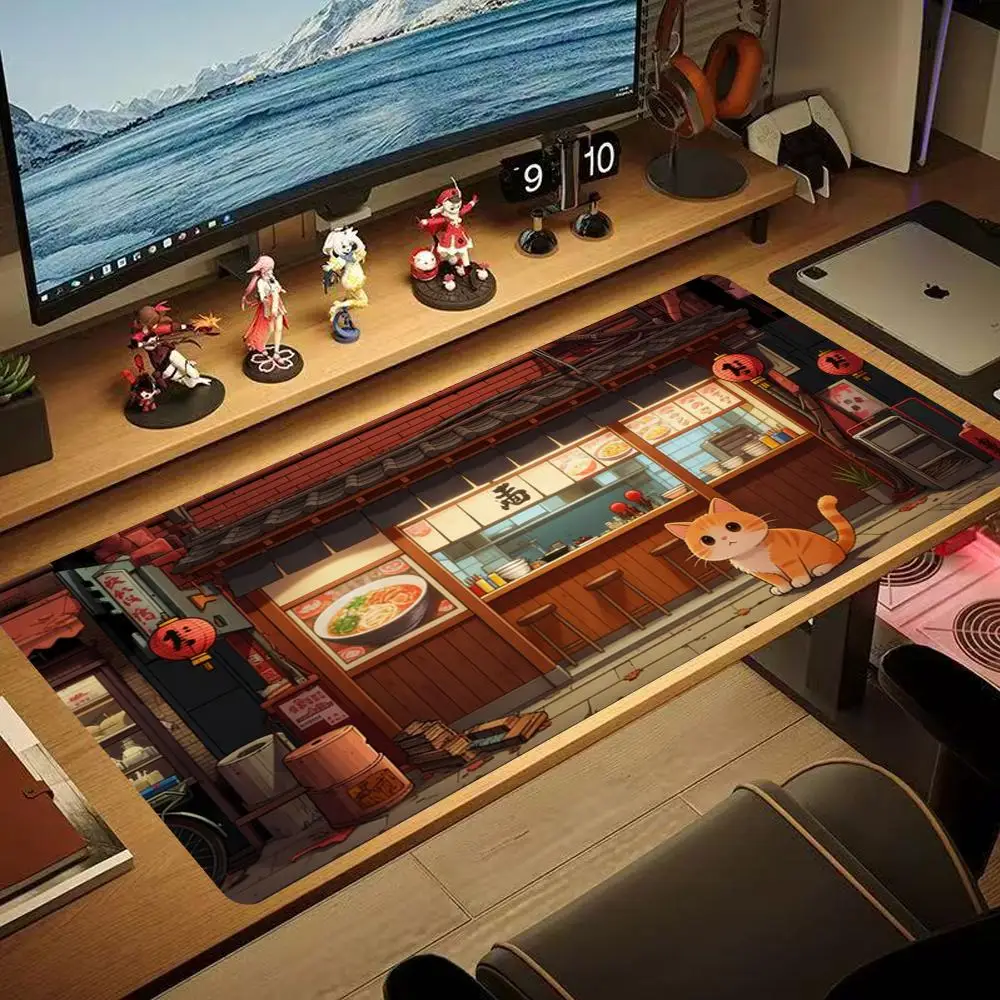 

‘XAXC’ Aesthetics cute and healing computer Mouse Pad Gamer Desk Mat Office Accessories Pc Cabinet Mousepad Keyboard