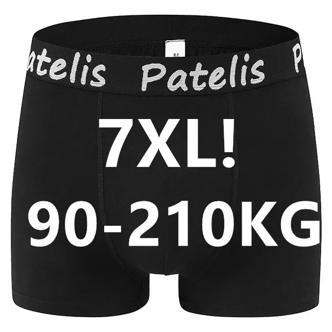 Big Size Men Underwear Boxers Panty 7XL for 90-210kg Large Size Shorts Comfortable Full Cotton Men Briefs Ropa Interior Hombre