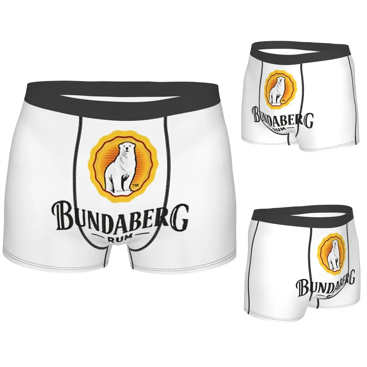 

Boxer Underpants Shorts Bundaberg Rum Panties Men Soft Underwear for Homme Man Boyfriend Gifts