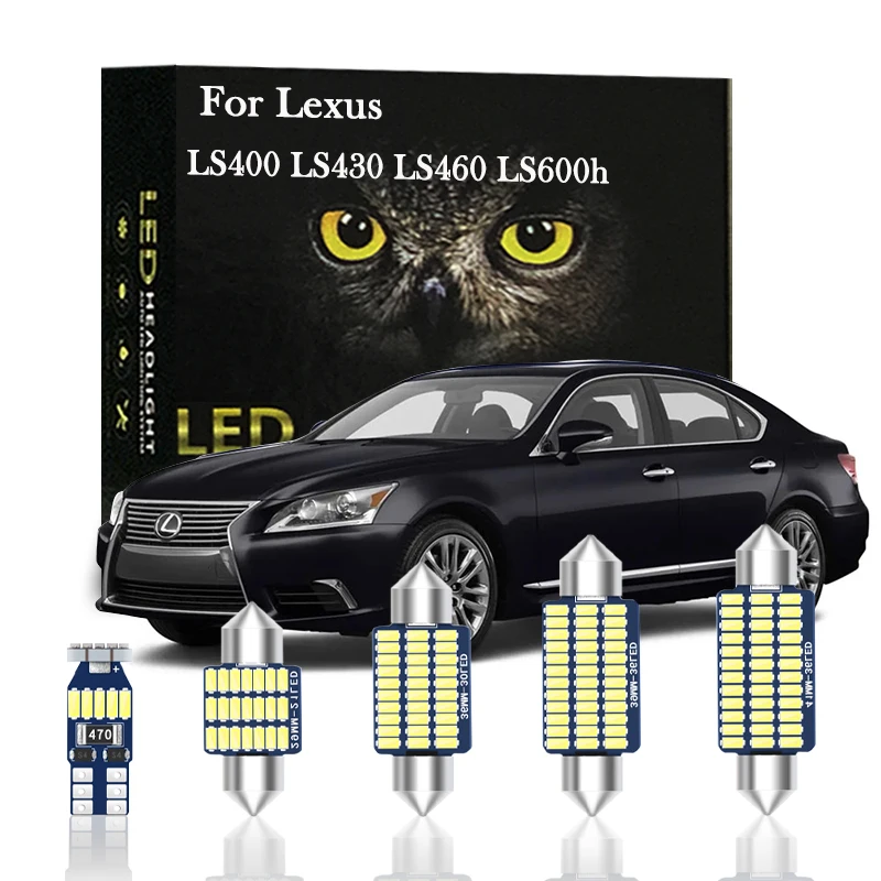 

Canbus Interior Lights LED For Lexus LS 400 430 460 600 LS400 LS430 LS460 LS600h 1996 1997 1998 2007 2009 2010 2013 2014